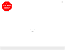 Tablet Screenshot of pcnotdienst-muenchen.com